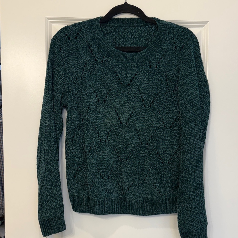 Women's Green Knit Sweater